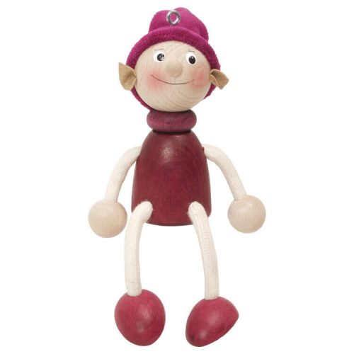 Rugós figura (manó-fiú, bordó)