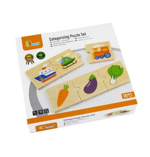 VIGA Kategória csoportosító puzzle - Palincs Játék