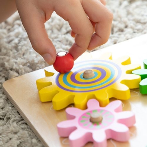 Forgatható fogaskerekek, tálcán