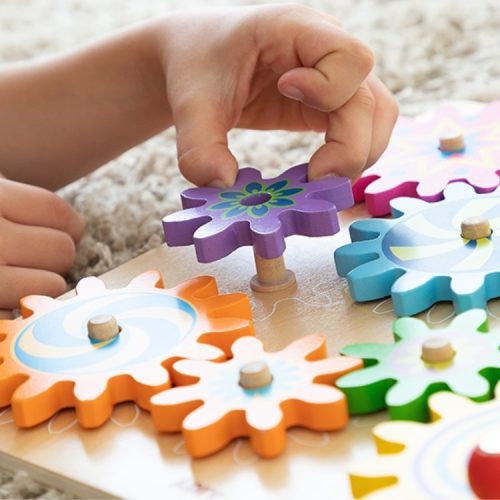 Forgatható fogaskerekek, tálcán