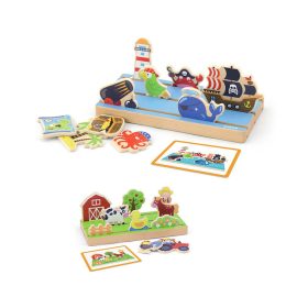 Farm és kalóz építőjáték képekkel - Palincs Játék