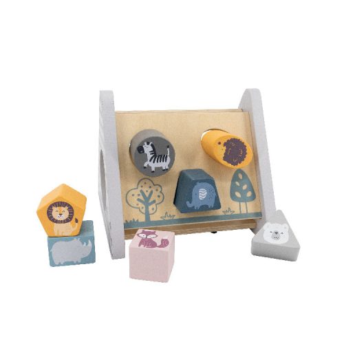 pasztell színű formabedobó fajáték