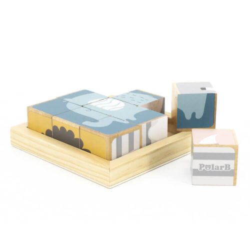 Polar B - Mesekocka - 9db-os kirakójáték -  Állatfigurák - Palincs Játék