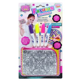 Kifesthető kistáska filctollakkal Kifesthető kistáska filctollakkal