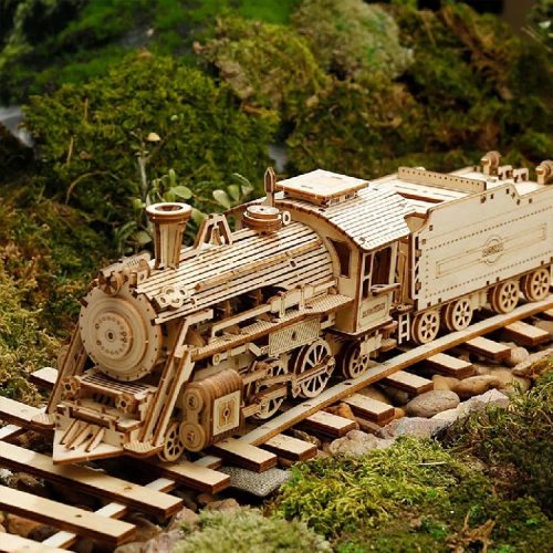 3 D gőzmozdony szénszállítóval