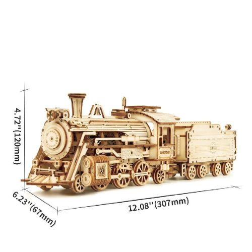 3 D gőzmozdony szénszállítóval
