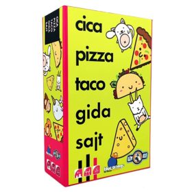 Cica, pizza, taco, gida, sajt társasjáték Cica, pizza, taco, gida, sajt társasjáték