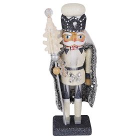 Diótörő (fehér ruhában, szürke-fehér kalapban, szürke kabátban)   Diótörő (fehér ruhában, szürke-fehér kalapban, szürke kabátban)