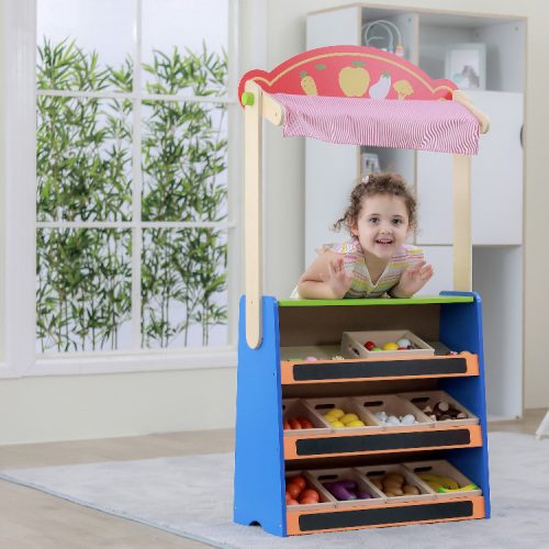 Bábparaván és eladópult egyben