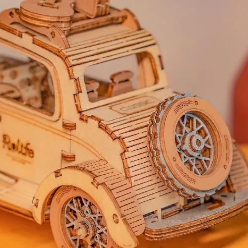 3 D vintage autó