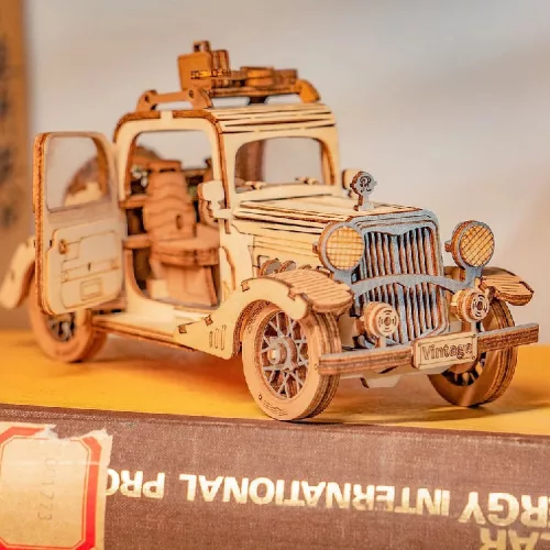 3 D vintage autó