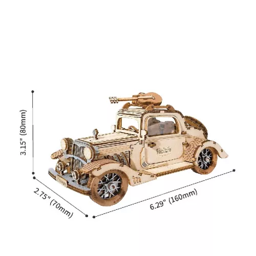 3 D vintage autó
