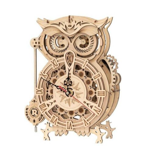 Baglyos óra - 3D modell ( 3D puzzle)