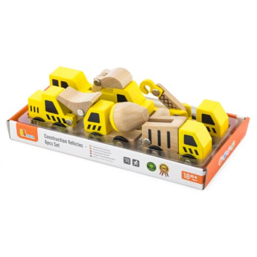 Járművek készletben - Munkagépek, 6db-os