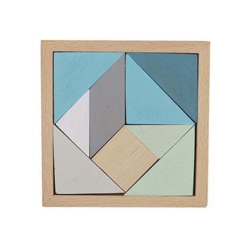 Tangram és tetris építőjáték - Kék