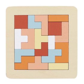 Fa tetrisz játék (négyszög, szürke-narancs) Fa tetrisz játék (négyszög, szürke-narancs)