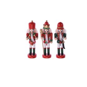 Diótörő, piros és zöld ruhában (3db együtt, átlátszó dobozban)   Diótörő, piros és zöld ruhában (3db együtt, átlátszó dobozban)