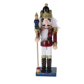 Diótörő (fehér nadrágban, koronás, 25 cm-es) Diótörő (fehér nadrágban, koronás, 25 cm-es)