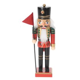 Diótörő (fekete nadrágban, zászlóval, 15 cm-es) Diótörő (fekete nadrágban, zászlóval, 15 cm-es)