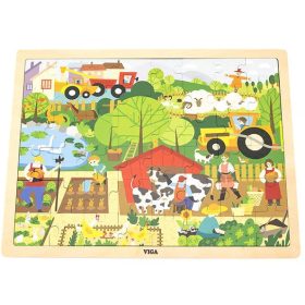 Élet a farmon - 48 db fa puzzle