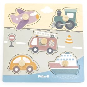 PolarB - Fogantyús puzzle - járművek