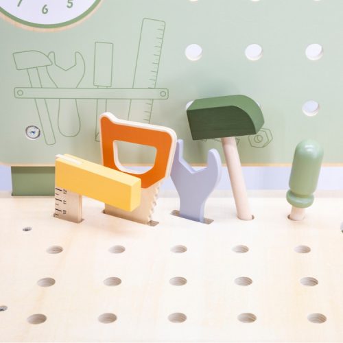 Fa játék munkapad - pasztell zöld (polarB) - Palincs Játék