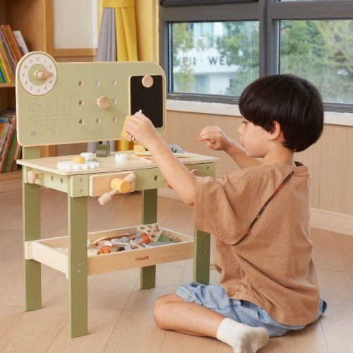 Fa játék munkapad - pasztell zöld (polarB) - Palincs Játék