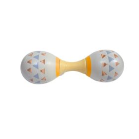 Rumbatök dupla, pasztell színben - szürke alapon háromszögek   Rumbatök dupla, pasztell színben - szürke alapon háromszögek