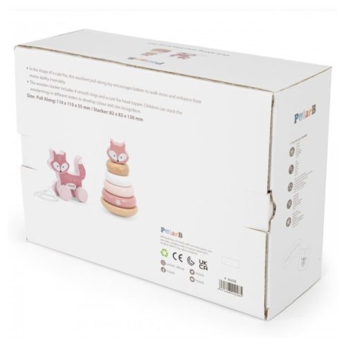 Húzogatós róka és montesszori készlet