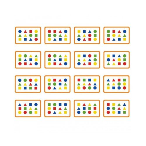 Szín és formakereső állványban - fejlesztő játék