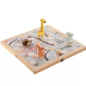 Kígyók és létrák - fa társasjáték- Palincs Játék Kígyók és létrák - fa társasjáték- Palincs Játék