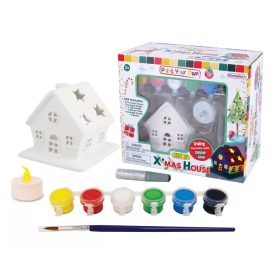 Festhető meseház porcelánból Festhető meseház porcelánból