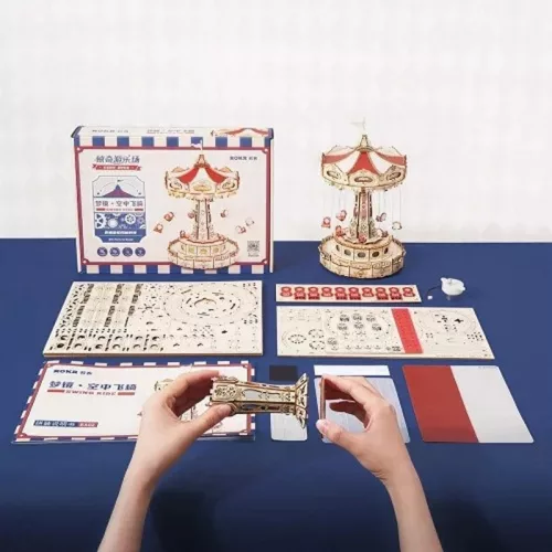 Körhinta - mechanikus modell (3D puzzle)