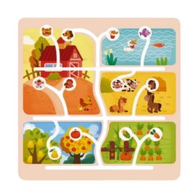 Útvesztő kétoldalas farmos