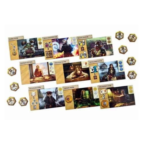 Válassz egy népcsoportot, terjeszkedj és alakítsd át Terra világát! A Terra Mystica: Találmányok kora egy haladó szintű, összetett stratégiai társasjáték.