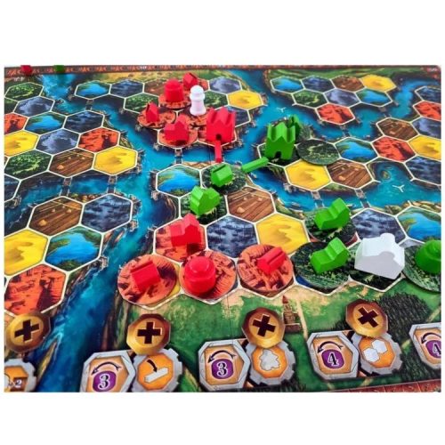 Válassz egy népcsoportot, terjeszkedj és alakítsd át Terra világát! A Terra Mystica: Találmányok kora egy haladó szintű, összetett stratégiai társasjáték.