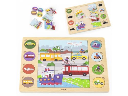 Puzzle - találd meg a párokat - járműves