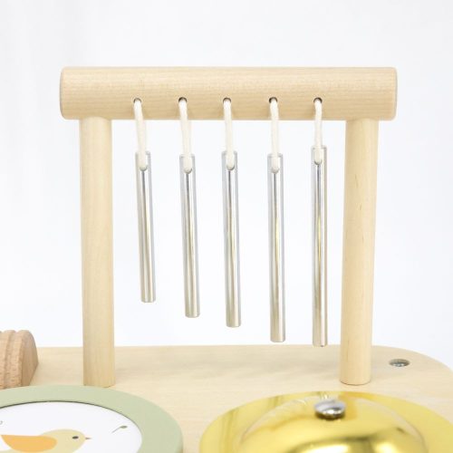 Multifunkciós aktív asztal hangszerekkel, madárkás (PolarB)