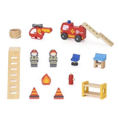 Tűzoltóság kiegészítőkkel - Viga Toys II.