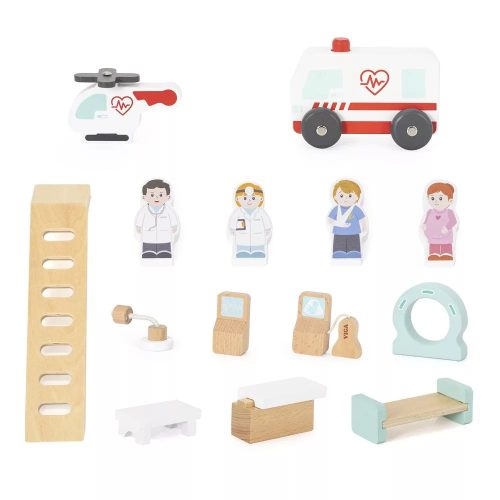 Mentőállomás kiegészítőkkel - Viga Toys