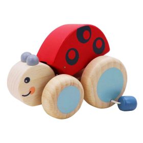 Húzogatós állatfigura - Katica Húzogatós állatfigura - Katica