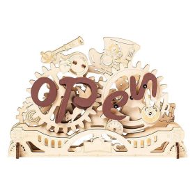 3D modell - nyitva-zárva tábla 3D modell - nyitva-zárva tábla