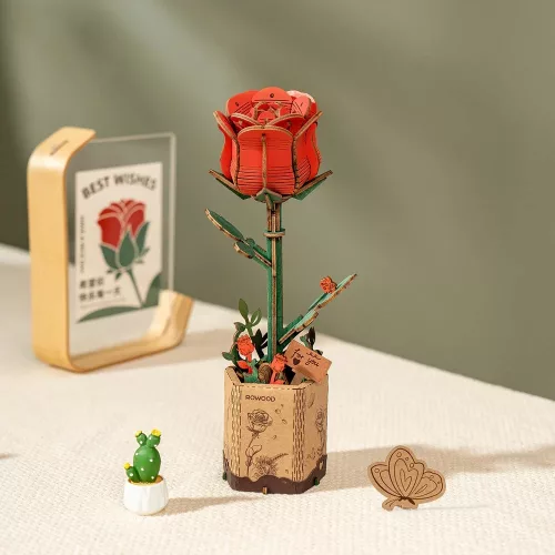 3D modell - rózsa