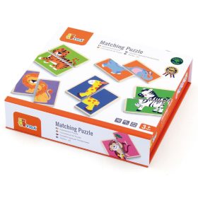 Készségfejlesztő puzzle felezett állatok Készségfejlesztő puzzle felezett állatok