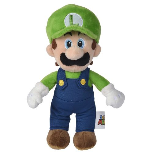 Super Mario plüss figura 20 cm - Luigi