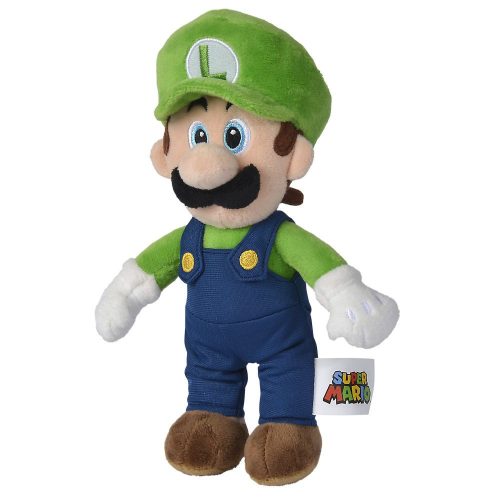 Super Mario plüss figura 20 cm - Luigi
