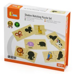 Készségfejlesztő puzzle - árnyék