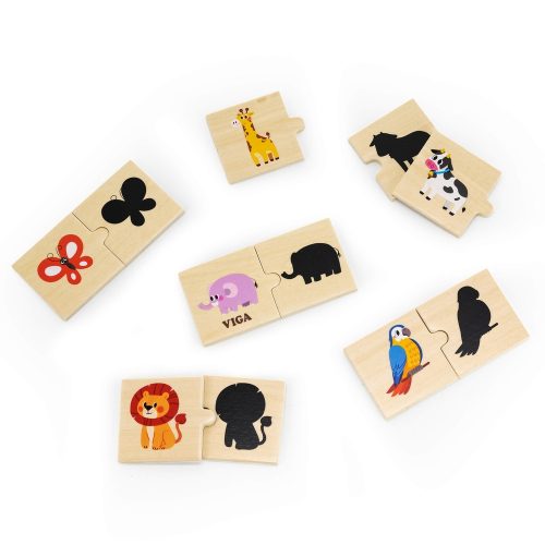 Készségfejlesztő puzzle - árnyék