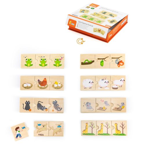 Készségfejlesztő puzzle - állatok és a természet