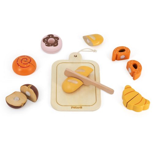 Kenyeres szeletelős játék tálcán